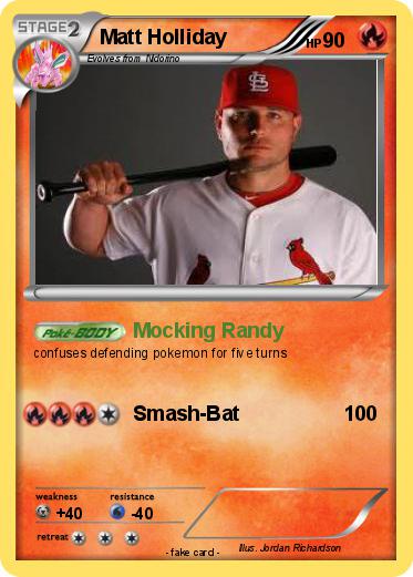 Pokemon Matt Holliday
