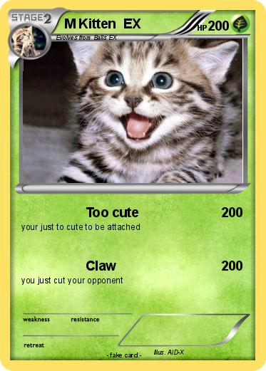Pokemon M Kitten  EX
