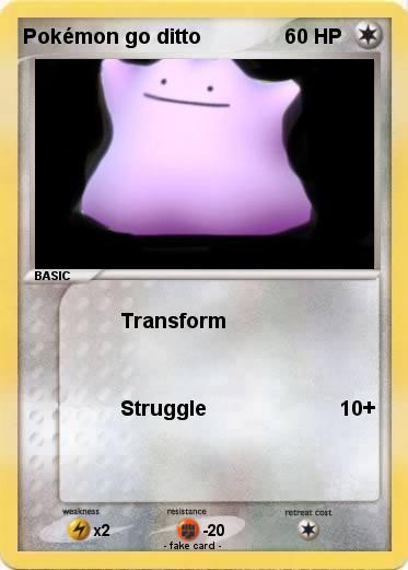 Pokemon Pokémon go ditto