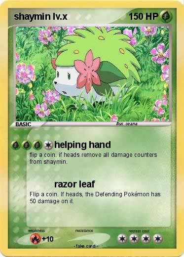 Pokemon shaymin lv.x