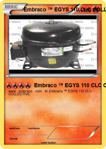 Pokemon Embraco ™ EGYS 110 CLC COLLECTIVE