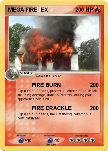 Pokemon MEGA FIRE  EX