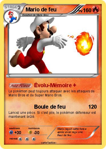 Pokemon Mario de feu
