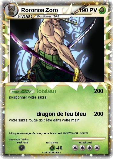 Pokemon Roronoa Zoro