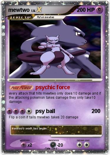 Pokemon mewtwo