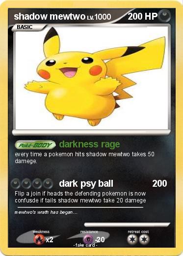 Pokemon shadow mewtwo