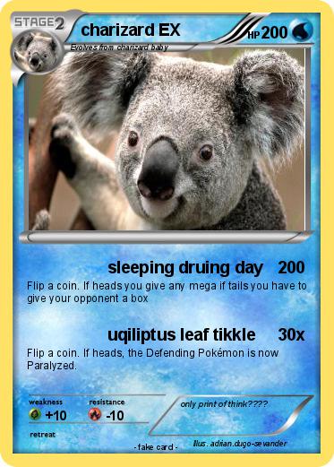 Pokemon charizard EX