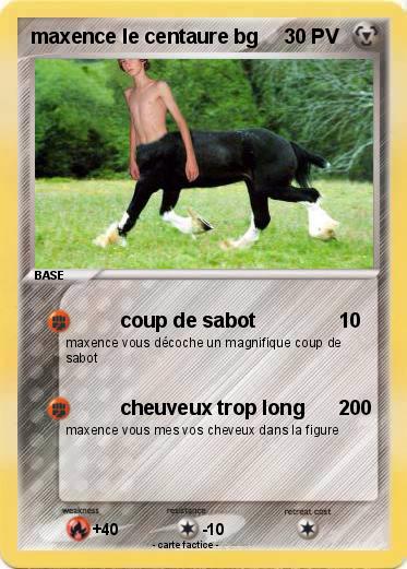 Pokemon maxence le centaure bg