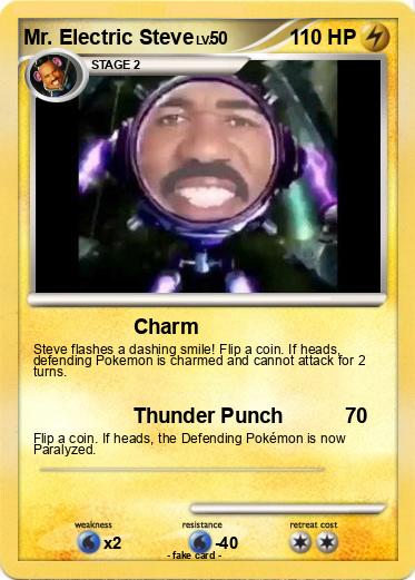 Pokemon Mr. Electric Steve