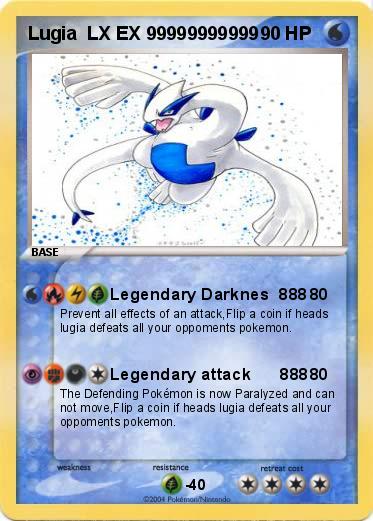 Pokemon Lugia  LX EX 99999999999
