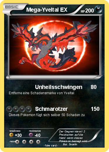 Pokemon Mega-Yveltal EX