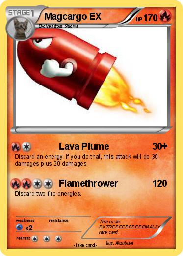 Pokemon Magcargo EX