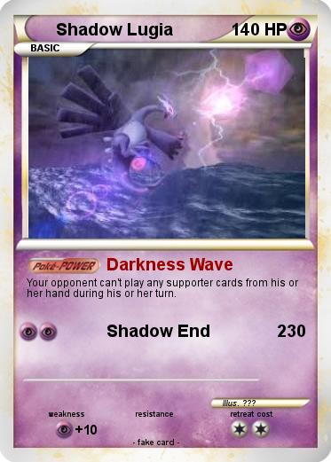 Pokemon Shadow Lugia