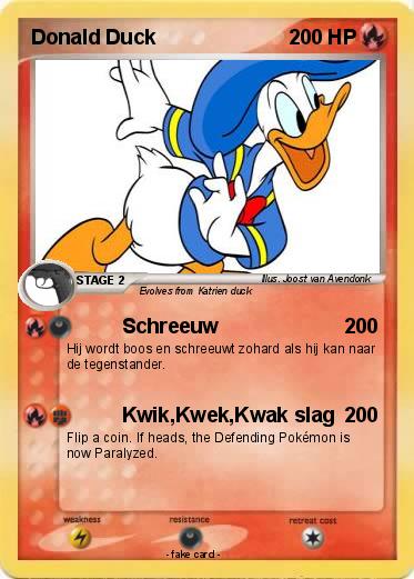 Pokemon Donald Duck