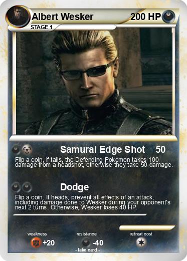 Pokemon Albert Wesker