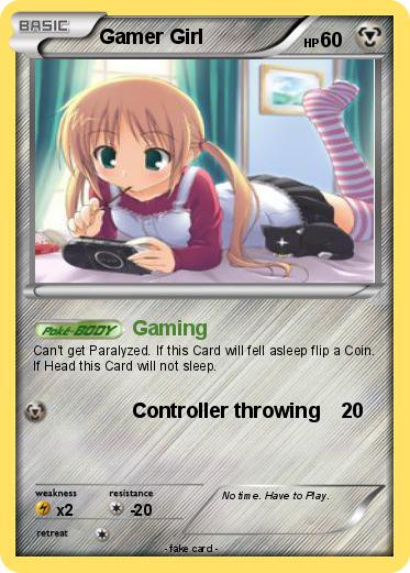 Pokemon Gamer Girl