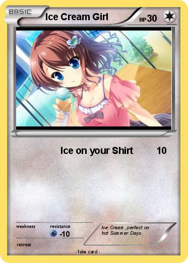Pokemon Ice Cream Girl