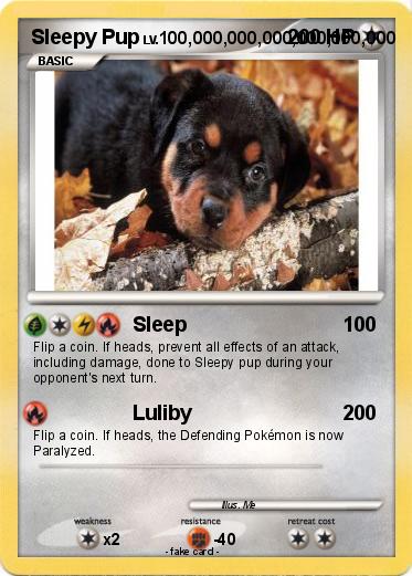 Pokemon Sleepy Pup