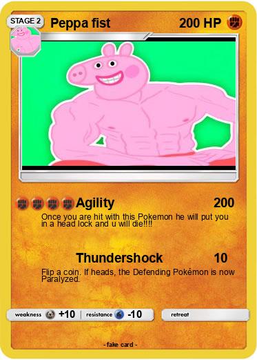 Pokemon Peppa fist