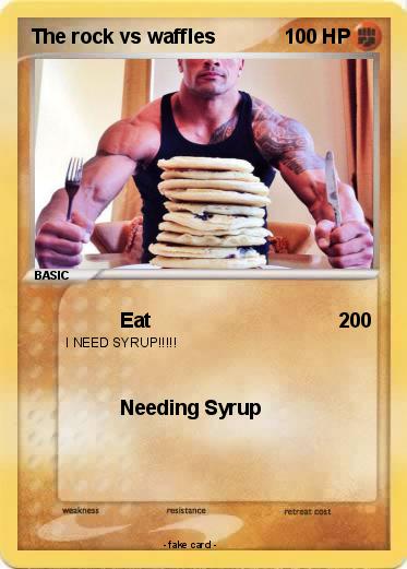 Pokemon The rock vs waffles