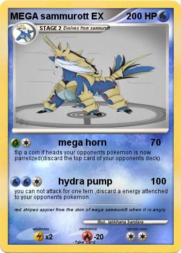Pokemon MEGA sammurott EX