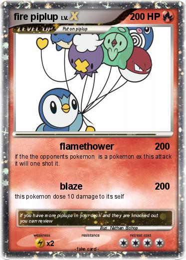 Pokemon fire piplup