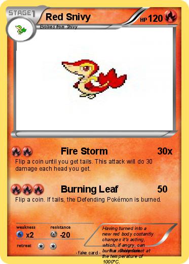 Pokemon Red Snivy