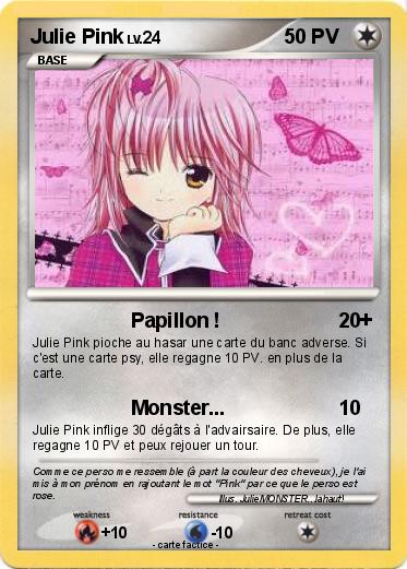 Pokemon Julie Pink