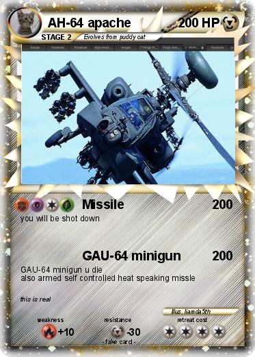 Pokemon AH-64 apache