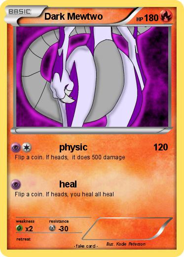 Pokemon Dark Mewtwo