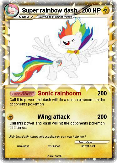 Pokemon Super rainbow dash