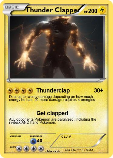 Pokemon Thunder Clapper