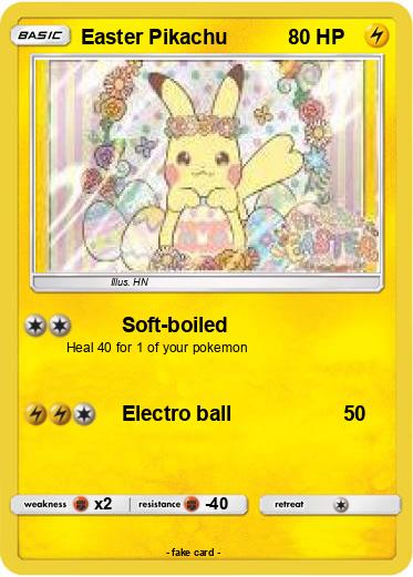 Pokemon Easter Pikachu