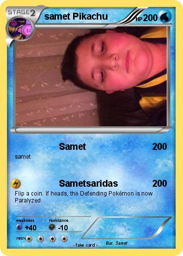 Pokemon samet Pikachu