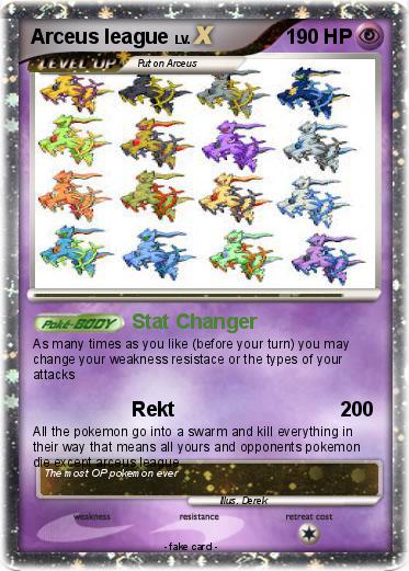 Pokemon Arceus league
