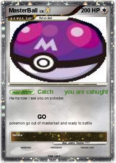 Pokemon MasterBall