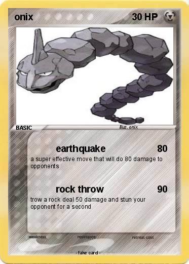 Pokemon onix