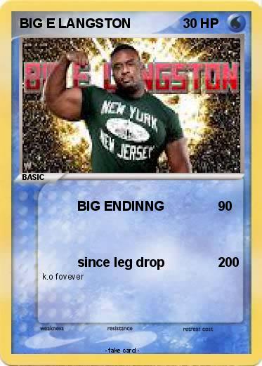Pokemon BIG E LANGSTON