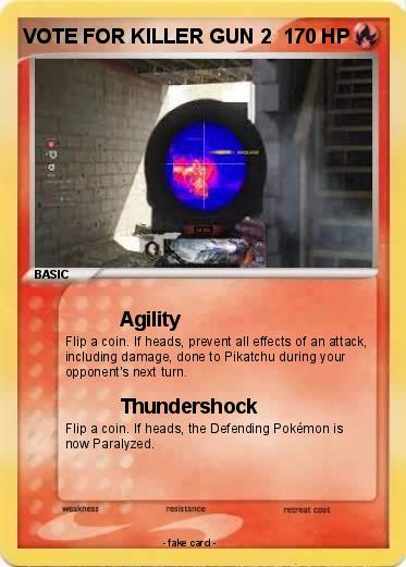 Pokemon VOTE FOR KILLER GUN 2