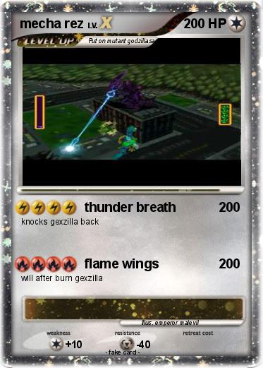 Pokemon mecha rez
