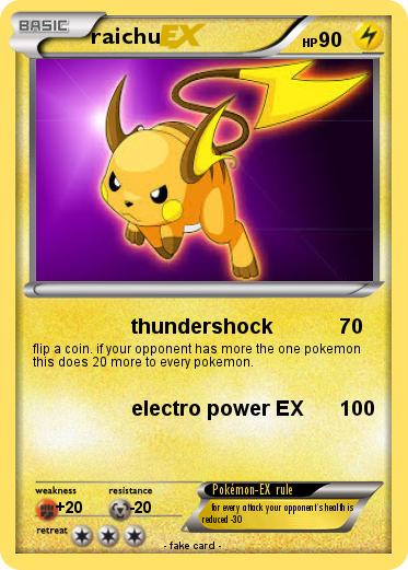 Pokemon raichu