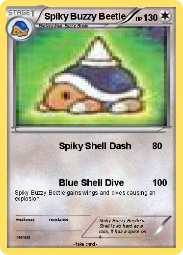 Pokemon Spiky Buzzy Beetle