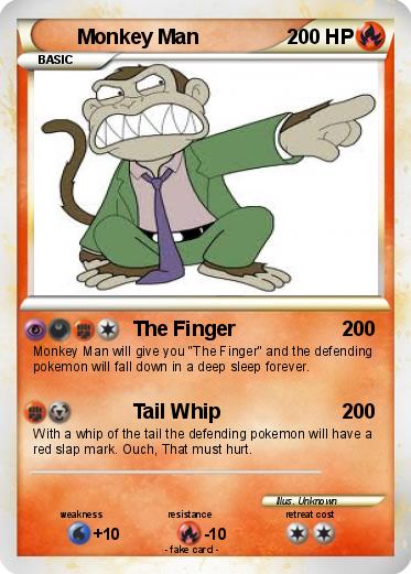Pokemon Monkey Man
