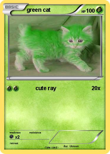 Pokemon green cat
