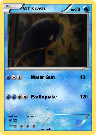 Pokemon Whiscash
