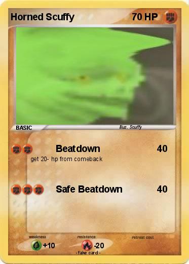 Pokemon Horned Scuffy