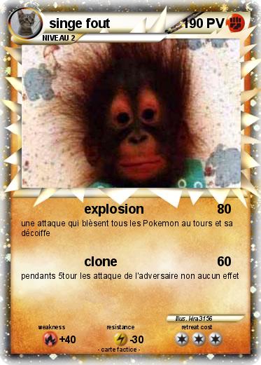 Pokemon singe fout