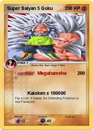 Pokemon Super Saiyan 5 Goku