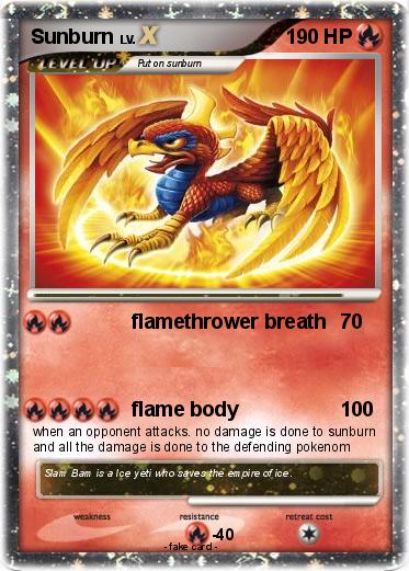 Pokemon Sunburn