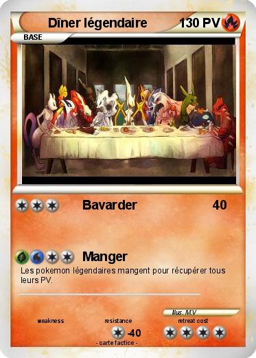 Pokemon Dîner légendaire